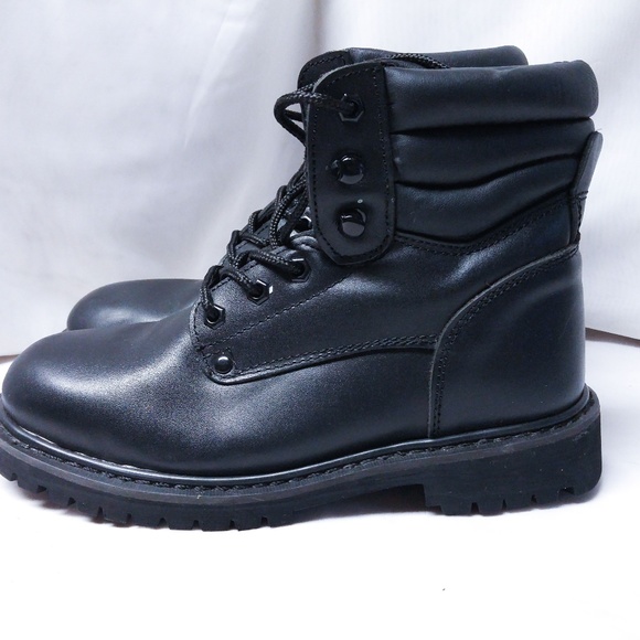 Sears Other - Sears Work Boot Soft Toe Black Leather size 7.5